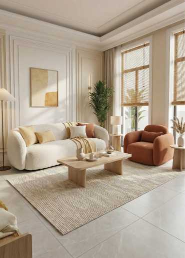 Tapis moderne linéaire -...