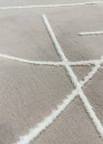 Tapis graphique beige - LYON 535