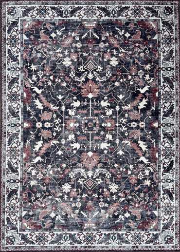 Tapis vintage lavable en machine - KILIM 04