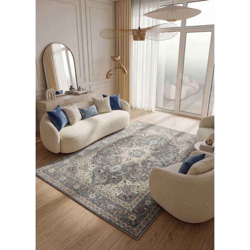 Tapis vintage bleu - ORAN 960