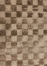 Tapis damier marron - PARIS 467