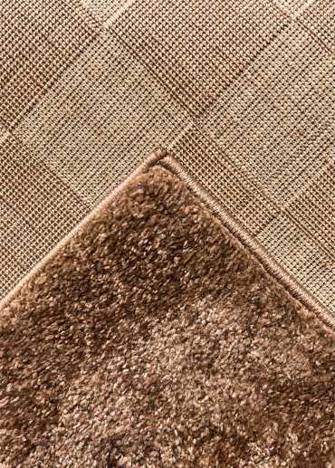 Tapis damier marron - PARIS 467