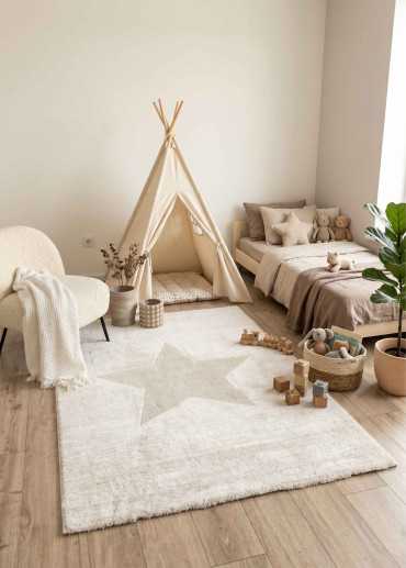Tapis enfant étoile - MONACO