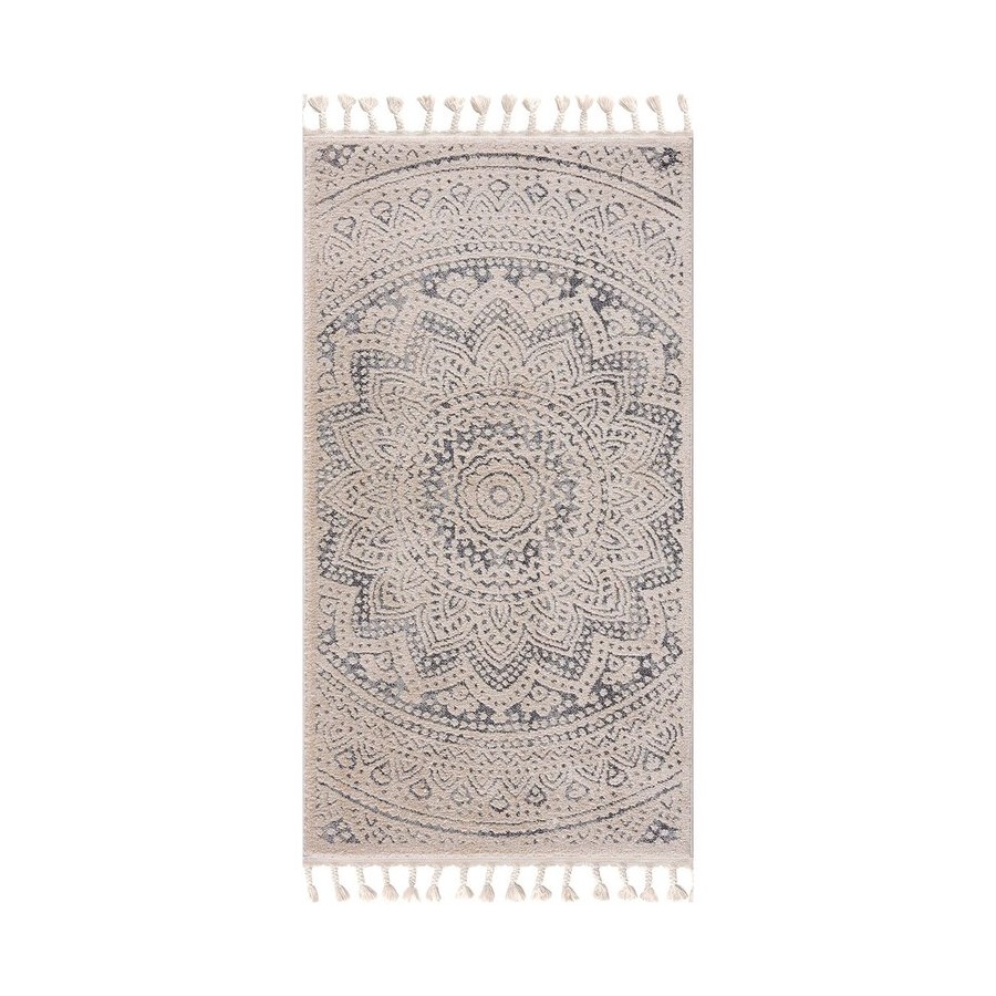 Tapis mandala gris - ART 1652