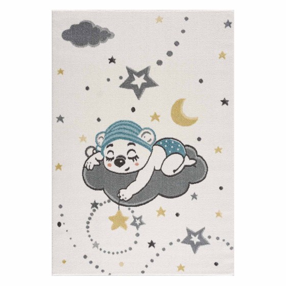 Tapis enfant ours crème - ANIME