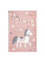 Tapis enfant cheval rose - ANIME