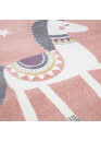 Tapis enfant cheval rose - ANIME