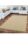 Tapis en coton beige TEXAS 350