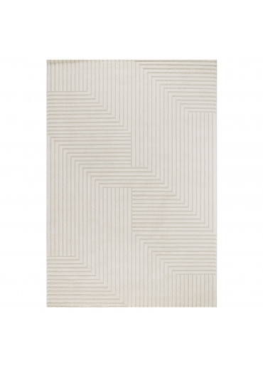 Tapis géométrique crème MONACO 53