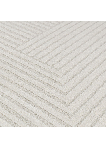 Tapis géométrique crème MONACO 53