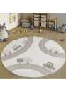 Tapis enfant circuit crème - LUNA Kids 08