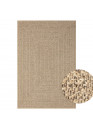 Tapis extérieur intérieur effet jute beige KENZY 01