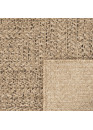 Tapis extérieur intérieur effet jute beige KENZY 01