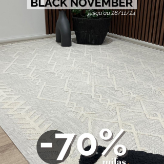 Pendant le mois de novembre des petits prix chez Toutapis !!! 🍁 
-70% la collection Milas ! Avec ces promos de folie vous pouvez acheter un tapis en 200x290 pour seulement 72,85€ 🤩 

#tapis #promo #toutapis #soldes #reductions #blacknovember