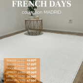 Profitez de nos promos jusqu’à -40% sur nos tapis MADRID pour les French days 🇫🇷 en boutique et sur toutapis.fr jusqu’à lundi 30/09

#decohome #frenchdays #tapis #promo #toutapis #decoration