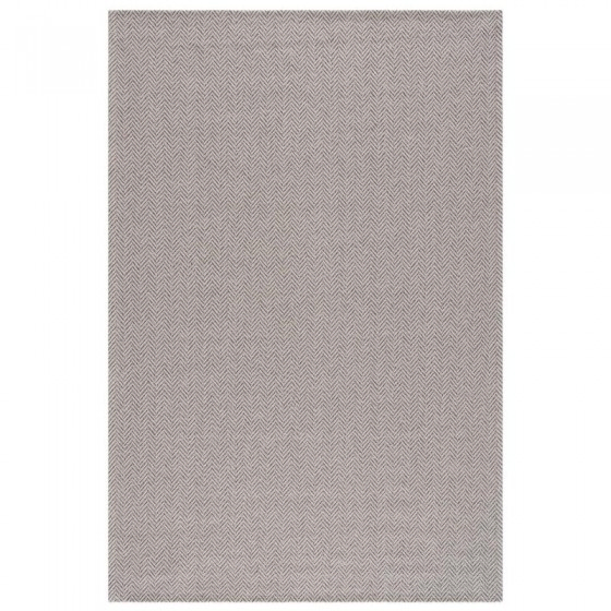 Tapis en coton gris - KILIM 21417